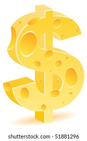 dollar cheese icon