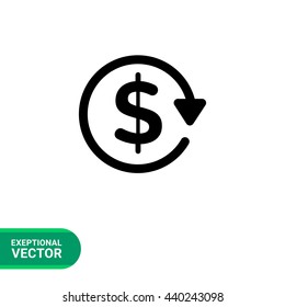 Dollar circulation sign