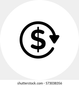 Dollar circulation sign