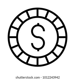 dollar coin cash 