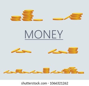 dollar coin. Concept vector illustration Flat style design vector illustration