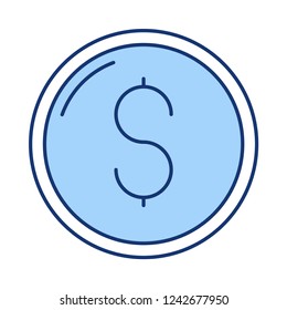 dollar  coin  currency  