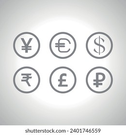 Dollar, Coin, Financial, Bank, Finance, Banking, Art, Flat, Cash, Increase, Growth, Invest,  Currency, Payment, Euro, Gold, Money, Vector, Sign, Pound