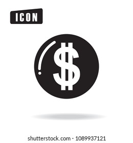 dollar coin icon