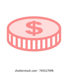 DOLLAR COIN ICON 