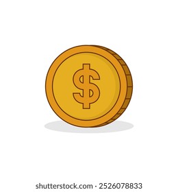 Dollar coin money financial symbol