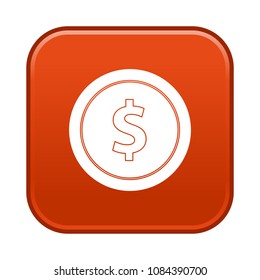 dollar coin vector symbol