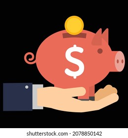 dollar, coins case icon vector illustration design
