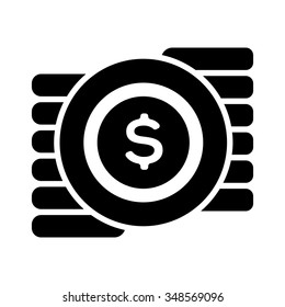 dollar coins icon