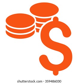 Dollar Coins Icon