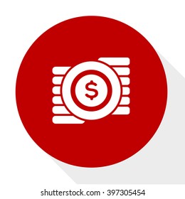 dollar coins icon