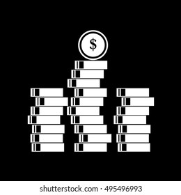 dollar coins icon