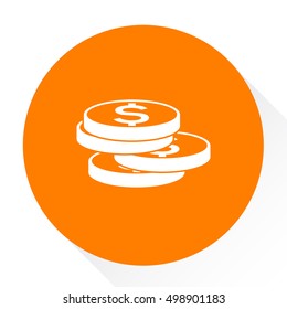 dollar coins icon