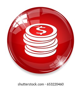 dollar coins icon