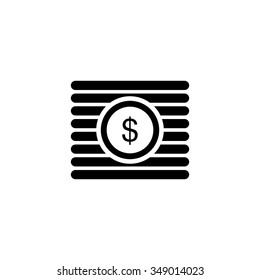 dollar coins sign