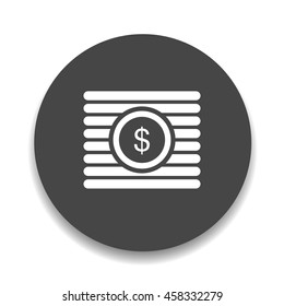 dollar coins sign