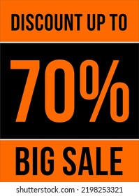 Dollar Coupon Sign or Label and voucher $ discount Money Saver Label, discount stamp Vector Illustration with cool font, black and orange background