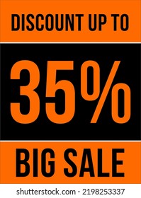 Dollar Coupon Sign or Label and voucher $ discount Money Saver Label, discount stamp Vector Illustration with cool font, black and orange background