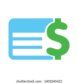 Dollar Credit card vector icon. filled flat sign for mobile concept and web design. Money simple solid icon. Symbol, logo illustration.credit card icon with dollar sign
