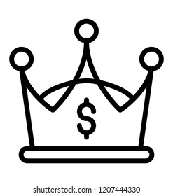 A dollar crown is depicting kind crown 