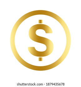 
dollar currency icon. dollar vector. editable colors. Eps 10