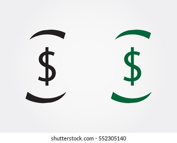 dollar, currency, icon, vector illustration eps10