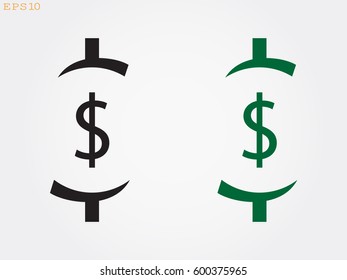 dollar, currency, icon, vector illustration eps10
