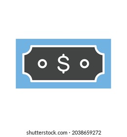 Imagen vectorial del icono Moneda del dólar. También se puede utilizar para Business Startup. Adecuado para aplicaciones móviles, aplicaciones web y medios impresos.