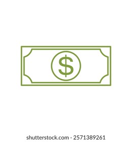 Dollar Currency Money Vector Template