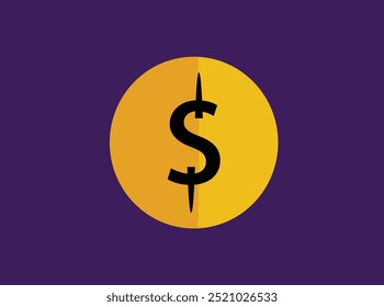 Dollar currency symbol and element background design