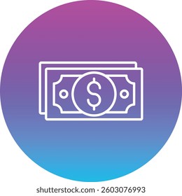 Dollar Currency vector icon. Can be used for printing, mobile and web applications.