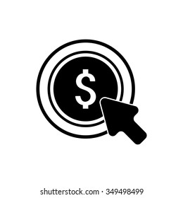 dollar cursor icon