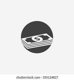 dollar cut identity template icon design element