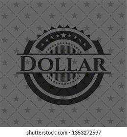 Dollar dark badge