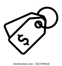 Ícono de etiqueta de descuento de Dólar