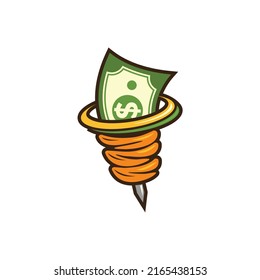 dollar and doner shawarma combination logo design