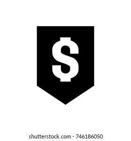 dollar down icon illustration isolated vector sign symbol