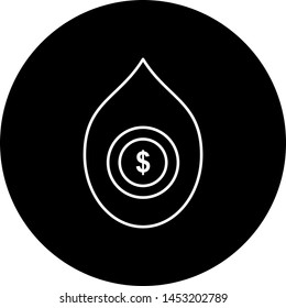  Dollar Drop icon for your project
