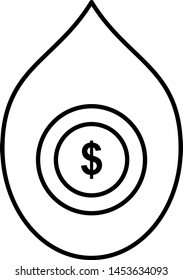  Dollar Drop icon for your project
