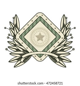 dollar emblem seal isolated icon vector illustration design