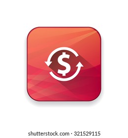 dollar exchange  icon