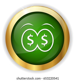 dollar eye icon