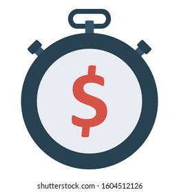 Dollar, finance Icon Color Vector icon which can be easily modified or edited
