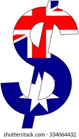 Dollar - Flag of Australia - currency, valuta, anchor currency