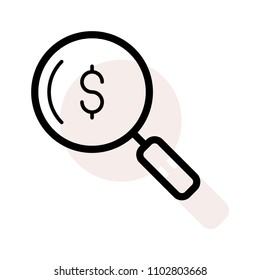 dollar glass magnifier 