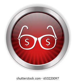 dollar glasses icon