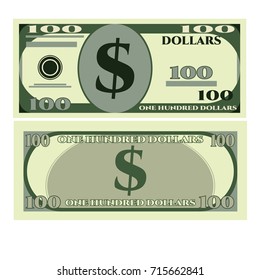 Dollar greenbacks icon. Realistic illustration of dollar greenbacks vector icon for web design isolated on white background
