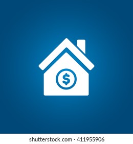 dollar house icon