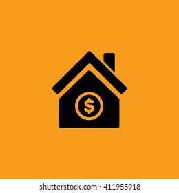dollar house icon