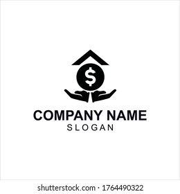 DOLLAR HOUSE LOGO - Vector illustration, EPS10.